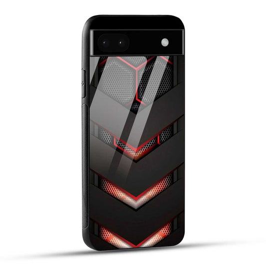 Google Pixel 6A Back Cover Robotic Abstract Printed Glass Case
