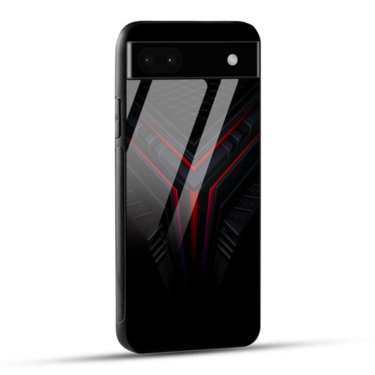 Google Pixel 6A Back Cover Abstract Robotic Printed Glass Case