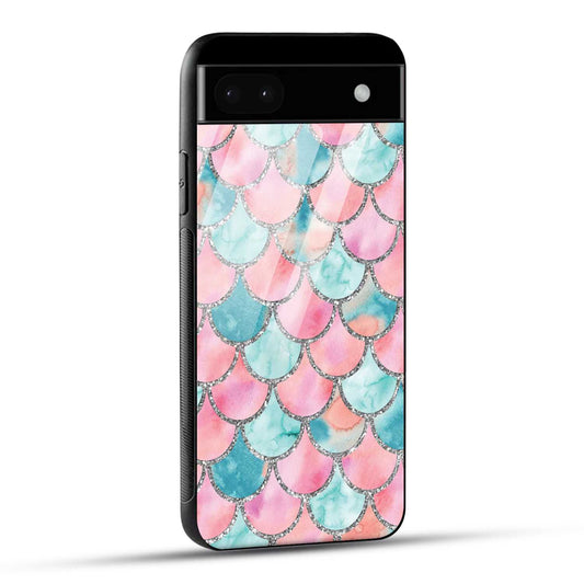 Google Pixel 6A Back Cover Mirror Pattern Printed Glass Case