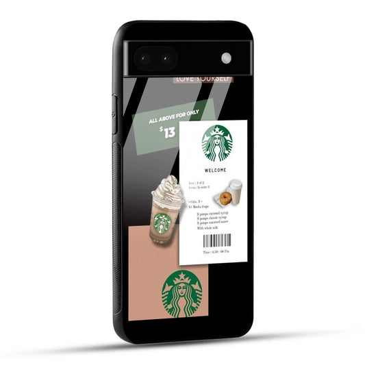Google Pixel 6A Starbucks Coffee Printed Glass Case