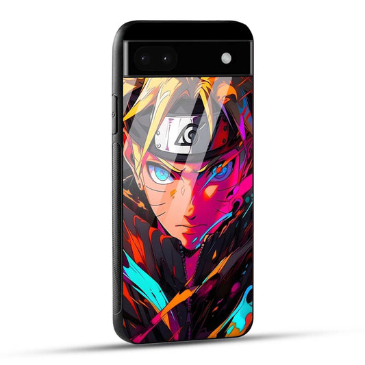 Google Pixel 6A Back Cover Colourful Cartoon anime Printed Glass Case