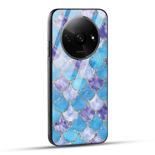 POCO C61 Back Cover Mirror Of Diamonds Printed Glass Case