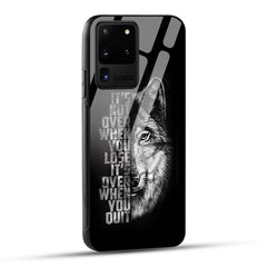 Samsung Galaxy S20 Ultra Back Cover Motivational Positive Quote Printed Glass Case