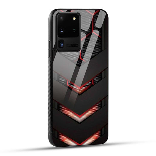 Samsung Galaxy S20 Ultra Back Cover Robotic Abstract Printed Glass Case