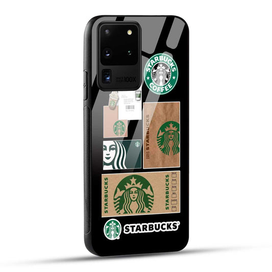 Samsung Galaxy S20 Ultra Starbucks Coffee Printed Glass Case