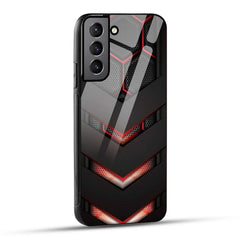 Samsung Galaxy S21 FE 5G Back Cover Robotic Abstract Printed Glass Case