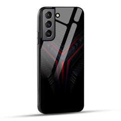 Samsung Galaxy S21 FE 5G Back Cover Abstract Robotic Printed Glass Case