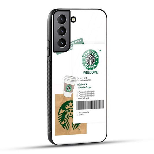Samsung Galaxy S22 5G Starbucks Coffee Printed Glass Case