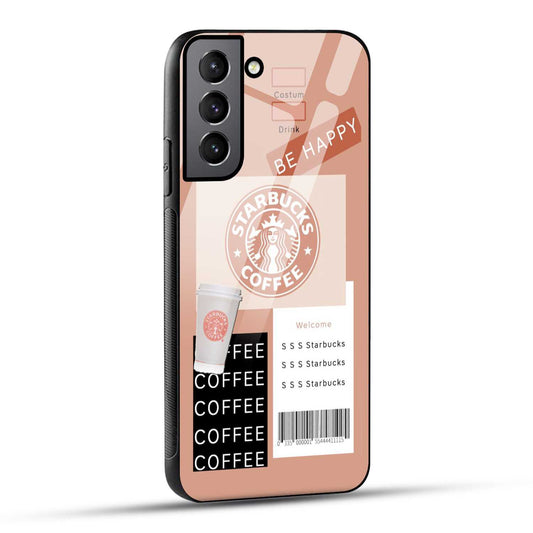 Samsung Galaxy S22 5G Starbucks Coffee Printed Glass Case