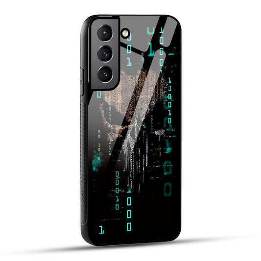 Samsung Galaxy S21 Plus 5G Back Cover Hacker Printed Glass Case