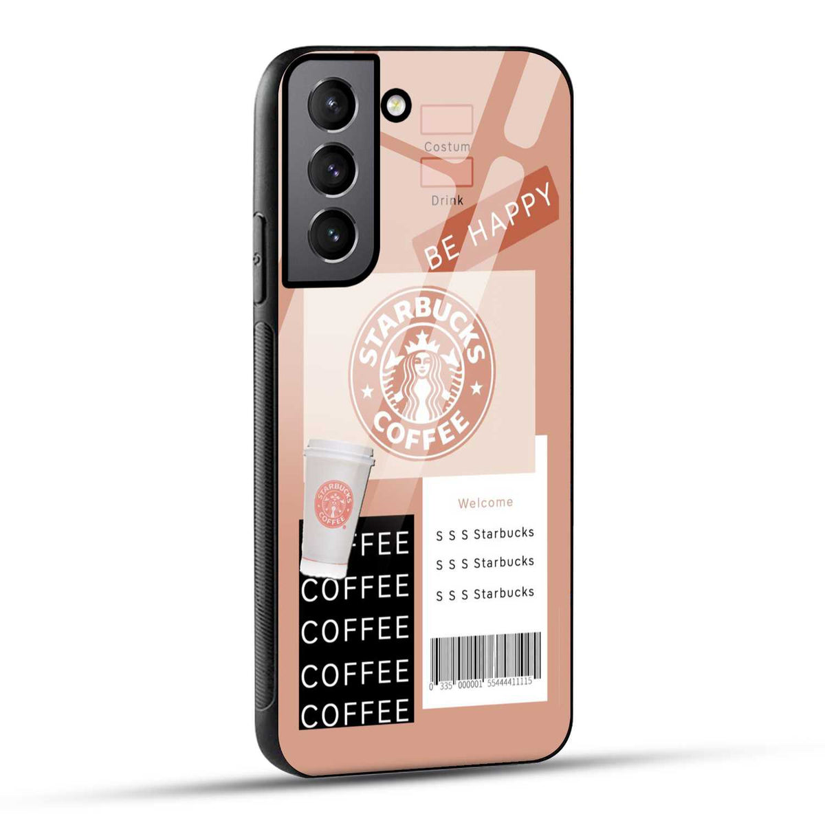 Samsung Galaxy S21 Plus 5G Starbucks Coffee Printed Glass Case