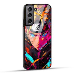 Samsung Galaxy S21 Plus 5G Back Cover Colourful Cartoon anime Printed Glass Case