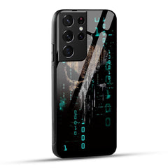 Samsung Galaxy S21 Ultra 5G Back Cover Hacker Printed Glass Case