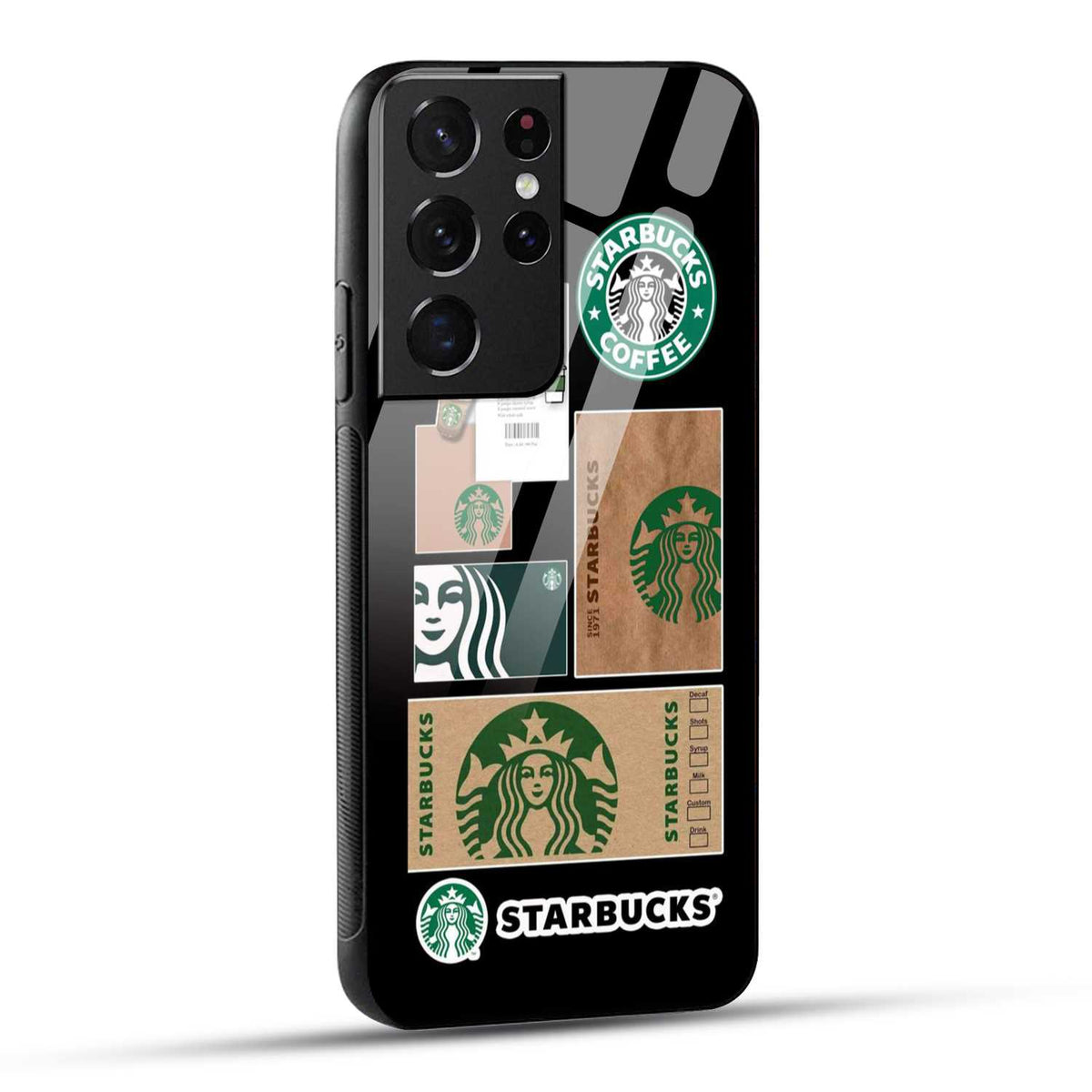 Samsung Galaxy S21 Ultra 5G Starbucks Coffee Printed Glass Case