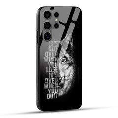Samsung Galaxy S24 Ultra 5G Back Cover Motivational Positive Quote Printed Glass Case