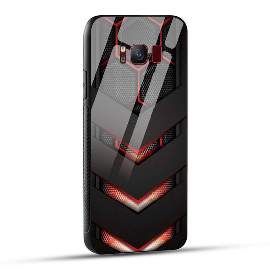 Samsung Galaxy S8 Back Cover Robotic Abstract Printed Glass Case