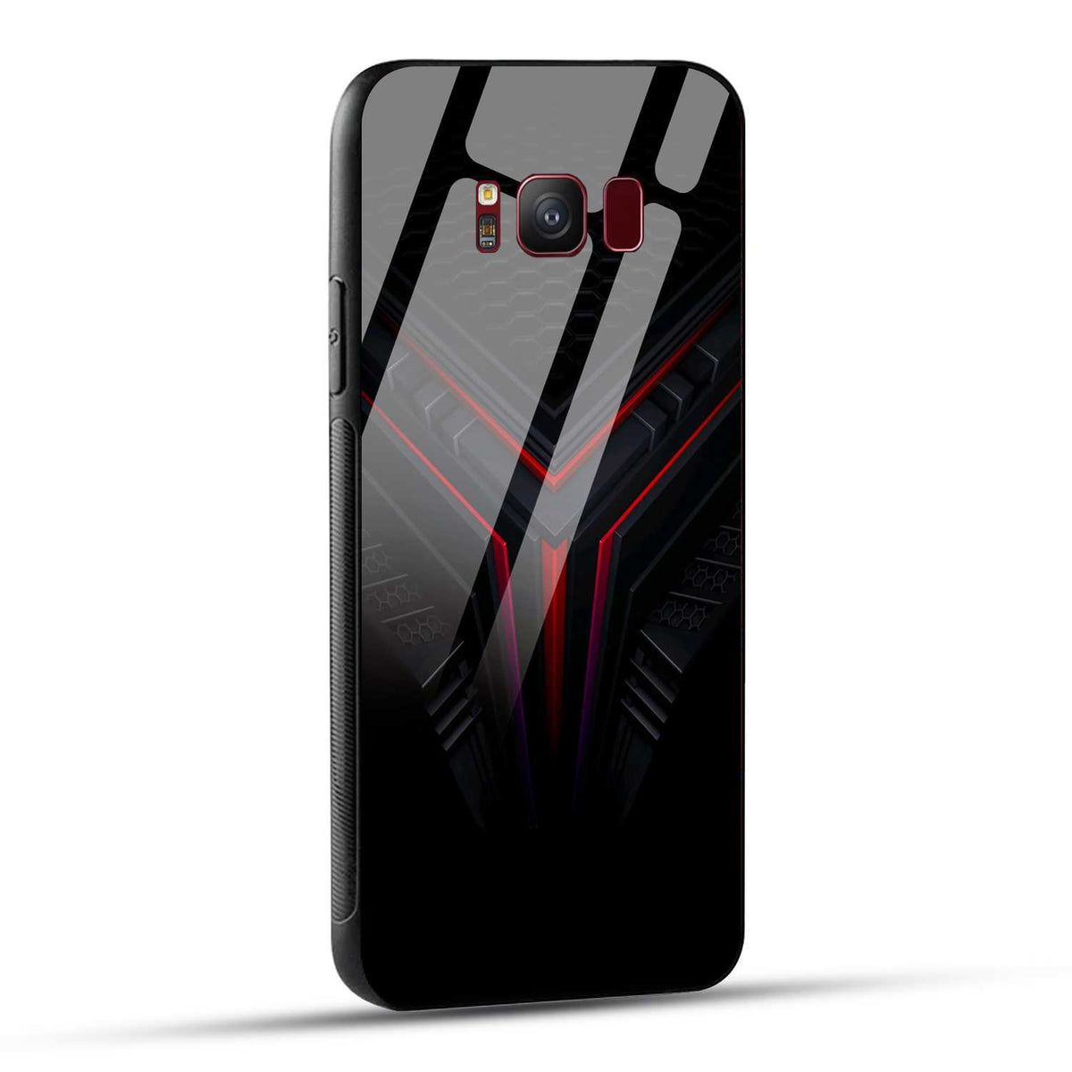 Samsung Galaxy S8 Back Cover Abstract Robotic Printed Glass Case