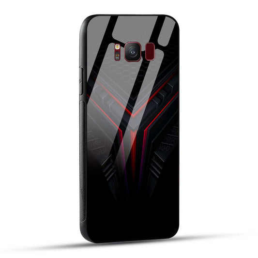 Samsung Galaxy S8 Back Cover Abstract Robotic Printed Glass Case