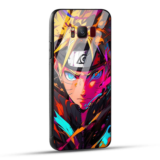 Samsung Galaxy S8 Back Cover Colourful Cartoon anime Printed Glass Case