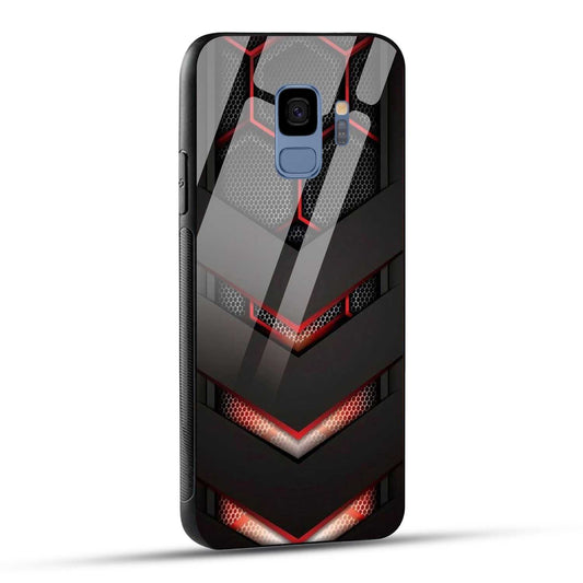 Samsung Galaxy S9 Back Cover Robotic Abstract Printed Glass Case