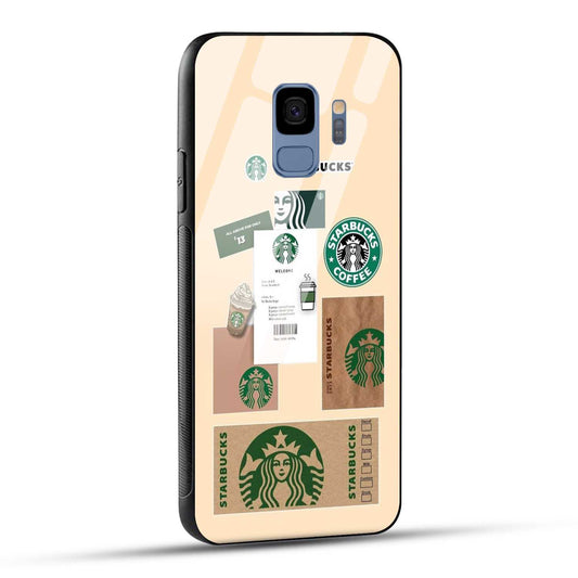 Samsung Galaxy S9 Back Cover Starbucks Coffee Printed Glass Case