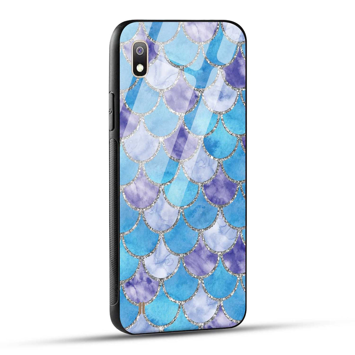 Samsung Galaxy A10 Back Cover Mirror Of Diamonds Printed Glass Case