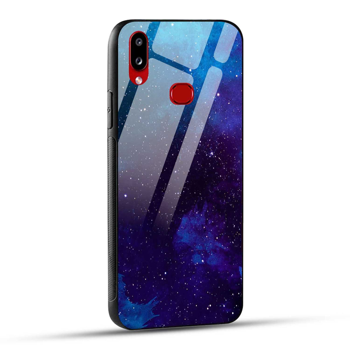 Samsung Galaxy A10s Back Cover Beautiful Star Space Printed Glass Case