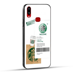 Samsung Galaxy A10s / Samsung Galaxy M01s Starbucks Coffee Printed Glass Case