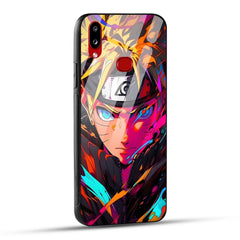 Samsung Galaxy A10s Back Cover Colourful Cartoon anime Printed Glass Case