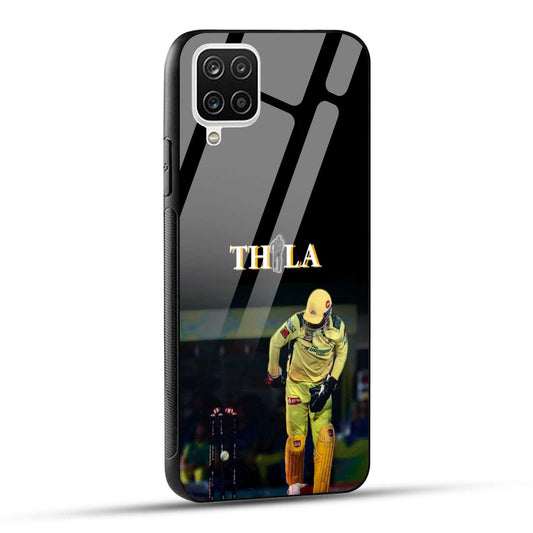 Samsung Galaxy A12 / M12 / F12 Thala Printed Glass Case