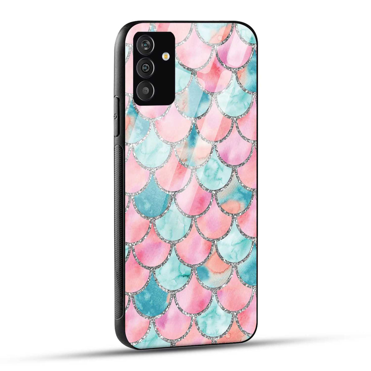 Samsung Galaxy A54 5G Back Cover Mirror Pattern Printed Glass Case