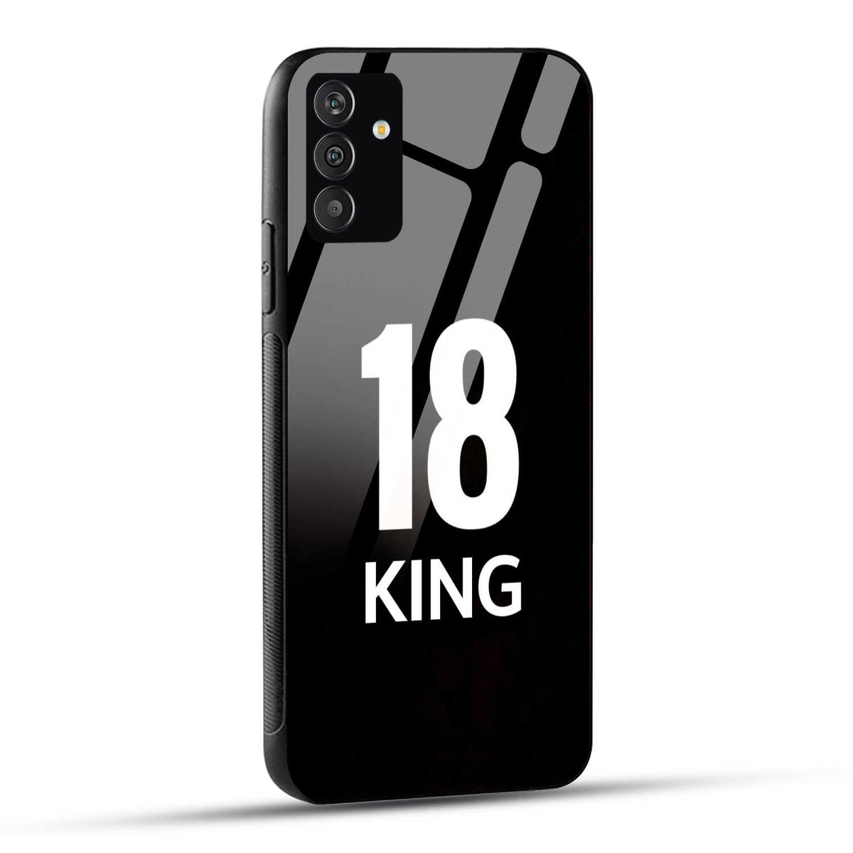 Samsung Galaxy S24 5G King number 18 Printed Glass Case