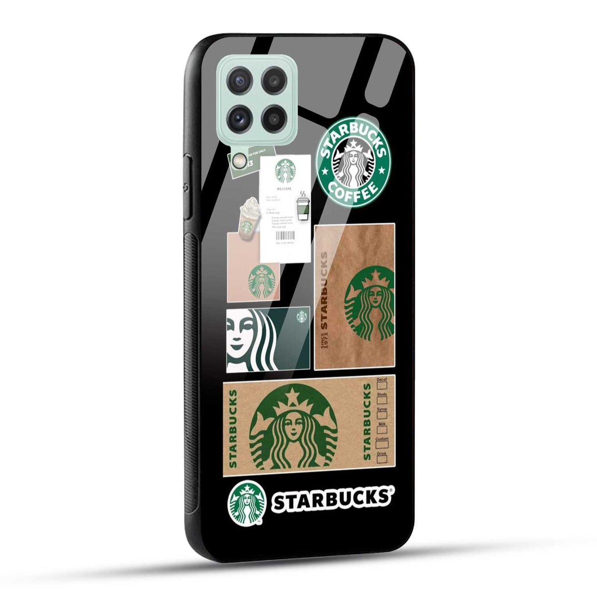 Samsung Galaxy A22 4G Starbucks Coffee Printed Glass Case