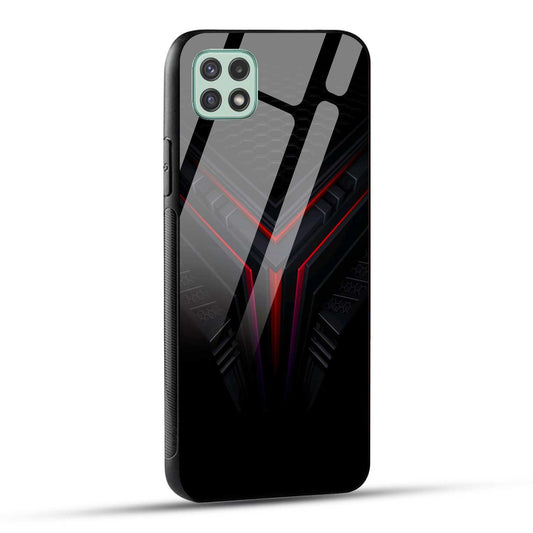 Samsung Galaxy A22 5G Back Cover Abstract Robotic Printed Glass Case
