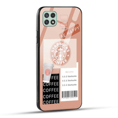 Samsung Galaxy A22 5G / Samsung Galaxy F42 5G Starbucks Coffee Printed Glass Case