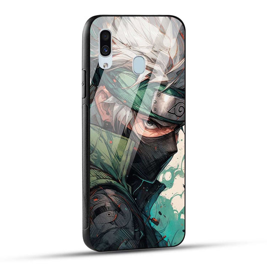 Samsung Galaxy A30 Back Cover Multicolour Cartoon anime Printed Glass Case