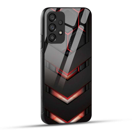 Samsung Galaxy A73 5G Back Cover Robotic Abstract Printed Glass Case