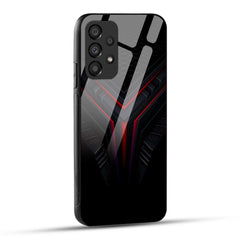 Samsung Galaxy A73 5G Back Cover Abstract Robotic Printed Glass Case