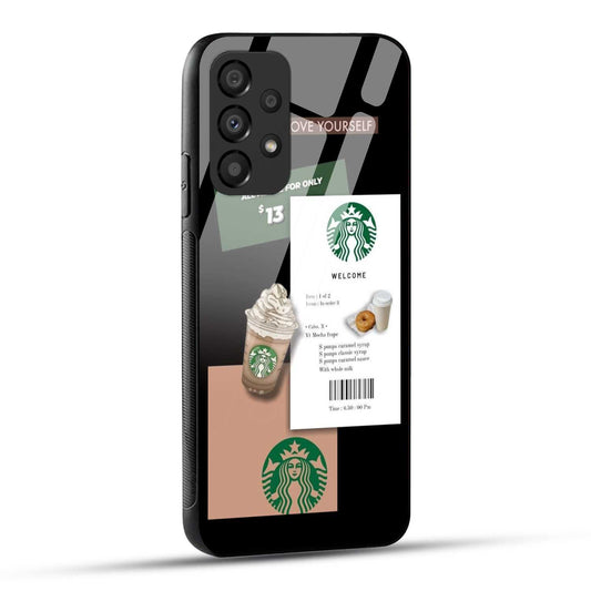 Samsung Galaxy A73 5G Starbucks Coffee Printed Glass Case