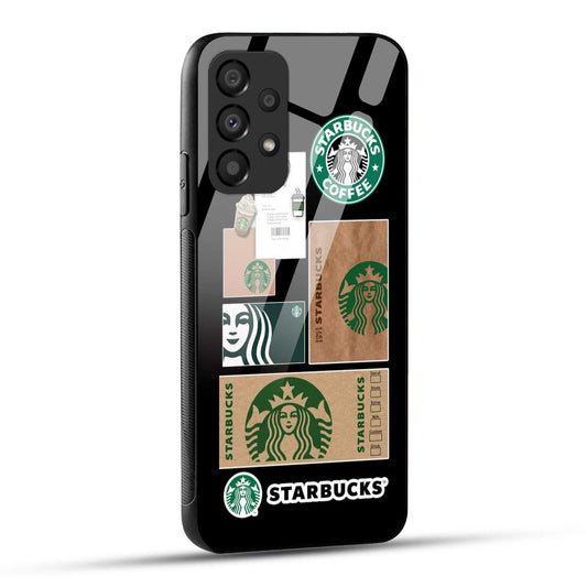 Samsung Galaxy A73 5G Starbucks Coffee Printed Glass Case