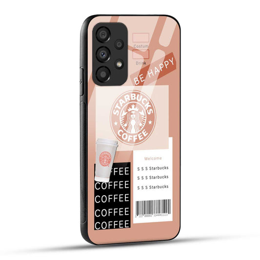 Samsung Galaxy A33 5G Starbucks Coffee Printed Glass Case