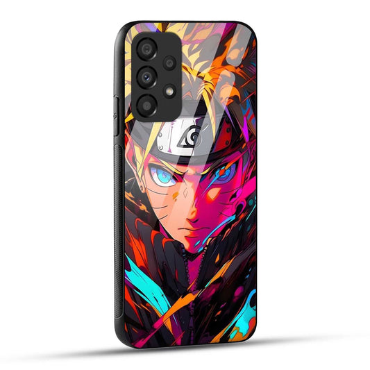 Samsung Galaxy A73 5G Back Cover Colourful Cartoon anime Printed Glass Case