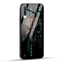 Samsung Galaxy A50 Back Cover Hacker Printed Glass Case