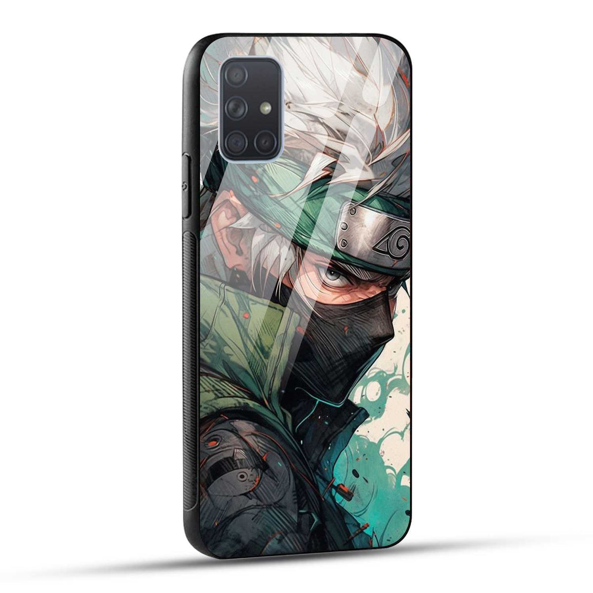 Samsung Galaxy A71 Back Cover Multicolour Cartoon anime Printed Glass Case