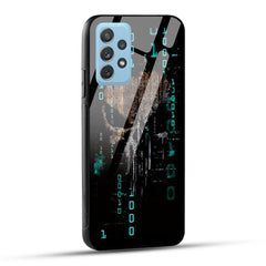 Samsung Galaxy A72 Back Cover Hacker Printed Glass Case