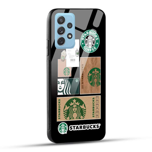 Samsung Galaxy A72 Starbucks Coffee Printed Glass Case