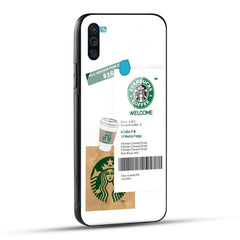 Samsung Galaxy M11 Starbucks Coffee Printed Glass Case