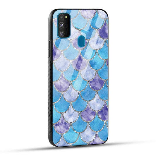 Samsung Galaxy M30s Back Cover Mirror Of Diamonds Printed Glass Case