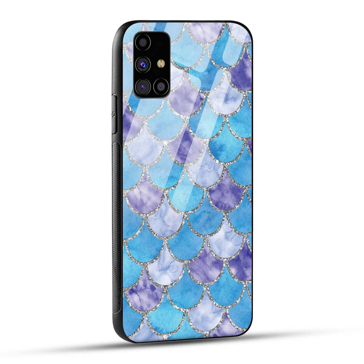Samsung Galaxy M31s Back Cover Mirror Of Diamonds Printed Glass Case
