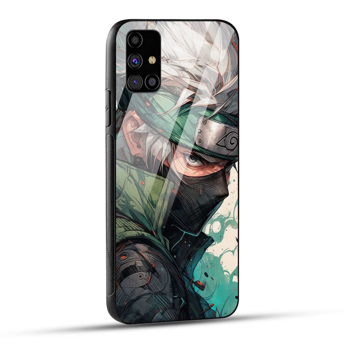 Samsung Galaxy M31s Back Cover Multicolour Cartoon anime Printed Glass Case